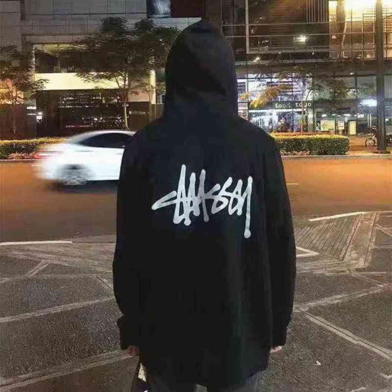 

Designer Luxury Autumn And Winter Stusi Classic Hip Hop Hoodie Letter Printing Of Black White Men Women Couples Casual Sweater Hooded
