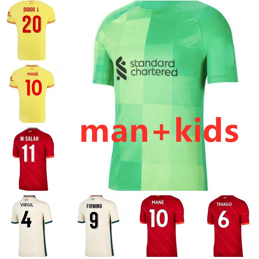 

size S-4XL Man kids kit 21 22 Soccer Jersey Thai Fans Football Shirts Thailand Club Team 2021 2022 Training uniforms Home Red Away yellow Shirt adult kits, Blue