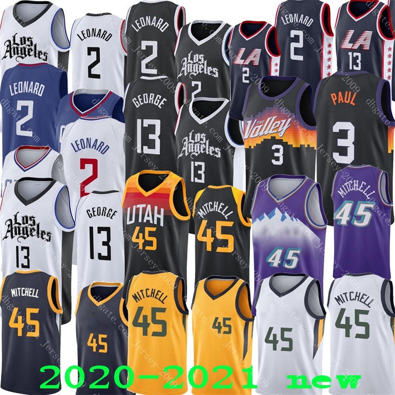 

2 Kawhi George 13 Chris Leonard Jersey 3 Paul Donovan 45 Mitchell Men Basketball Jerseys, As
