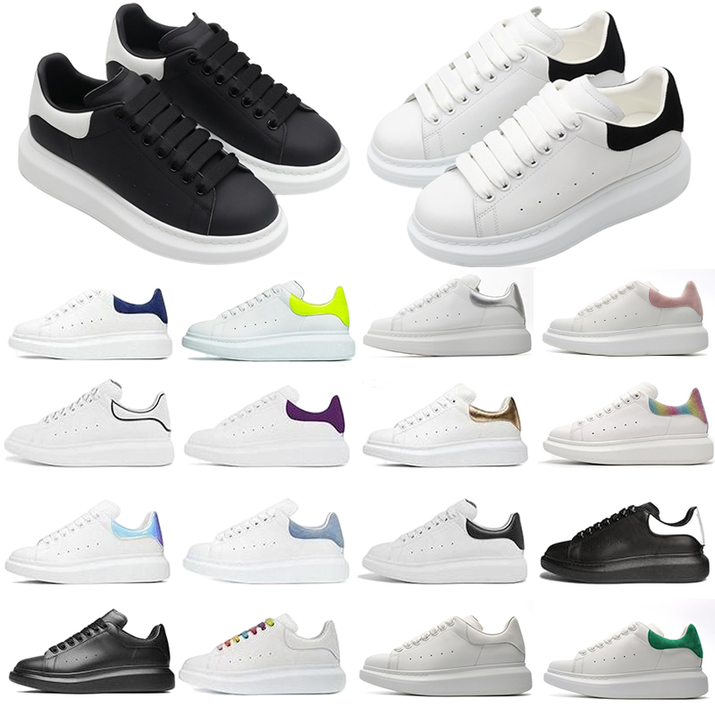 

Top Quality Mens Womens white Casual Shoes Designer men women Genuine Leather Velet Outdoor espadrilles flats platform oversized flat sneakers Black Suede With box