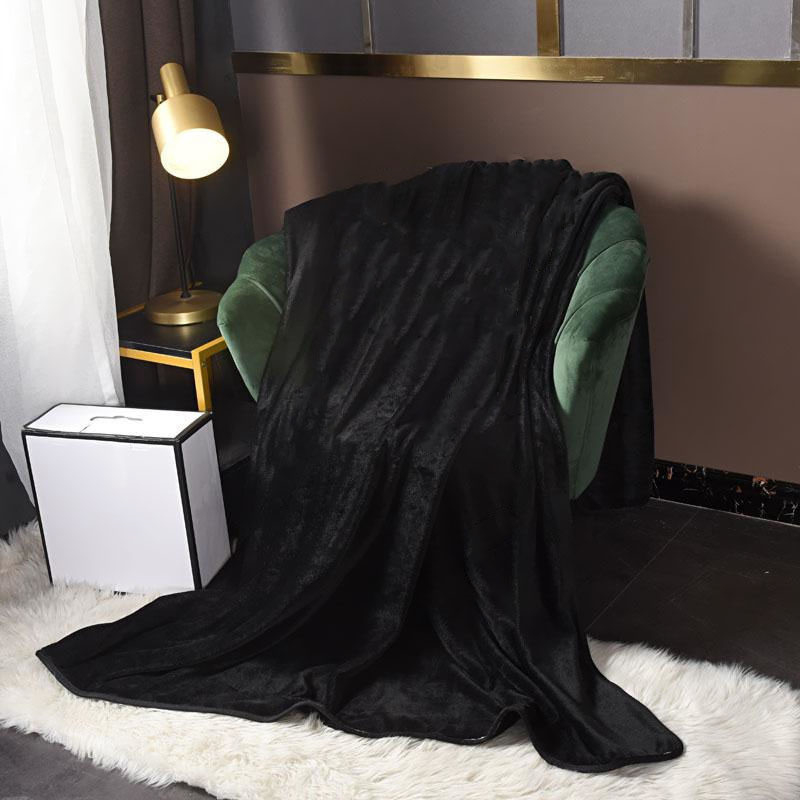 

Black White Coral pile Blanket Manta Fleece Throws Sofa/Bed/Plane Travel Plaids Towel Blankets  luxurys VIP gift