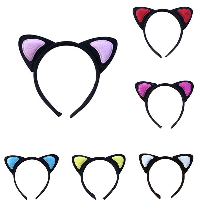 

Hair Clips & Barrettes Cute Baby Girls Cat Ear Headband Band Accessories Party Headwear EA, Golden;silver