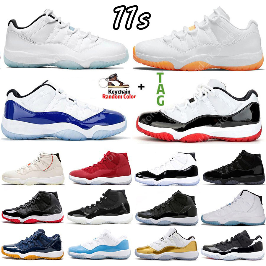 

11 11s Cherry Mens Shoes Pure Violet University Low Legend Blue white Bred Citrus INFRARED Concord 45 space jam Cool Grey Gamma women Trainers Sports Sneakers US 12 13, White sock