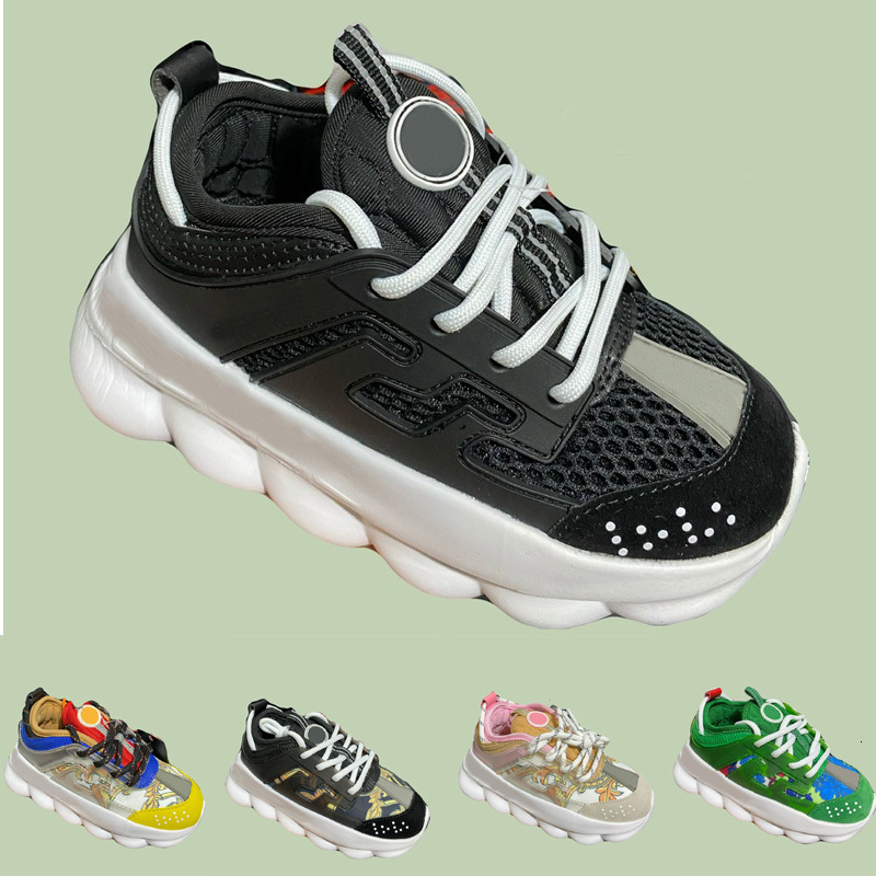 

The 2Chainz Chain Reaction Children Running Shoes Boy Girl Youth Kid Sport Sneaker Size 26-35, Black