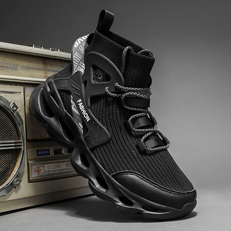 

2021 Men Running Shoes Black Yellow White fashion mens Trainers Breathable Sports Sneakers Size 39-46 qc