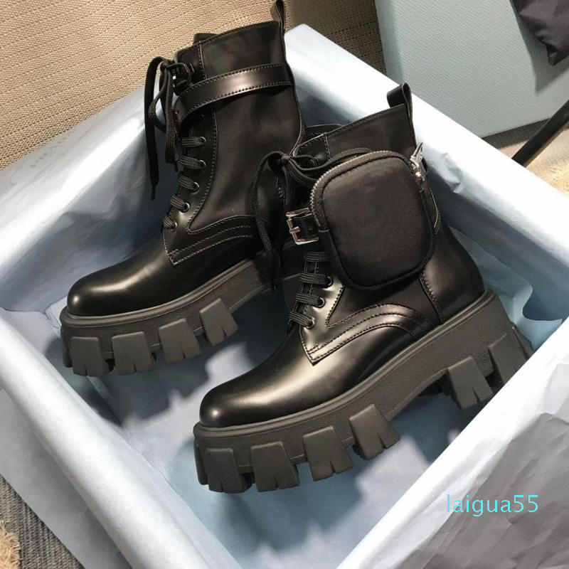 

designer luxury Decoration Cross Lace Shoes Platform Gear Skid Casual Round boots, As show