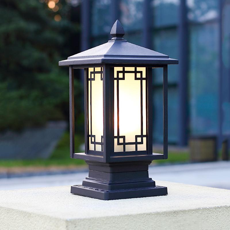 

Lawn Lamps Outdoor Column Head Lamp Gate Courtyard Landscape Garden Villa Waterproof Yard Wall