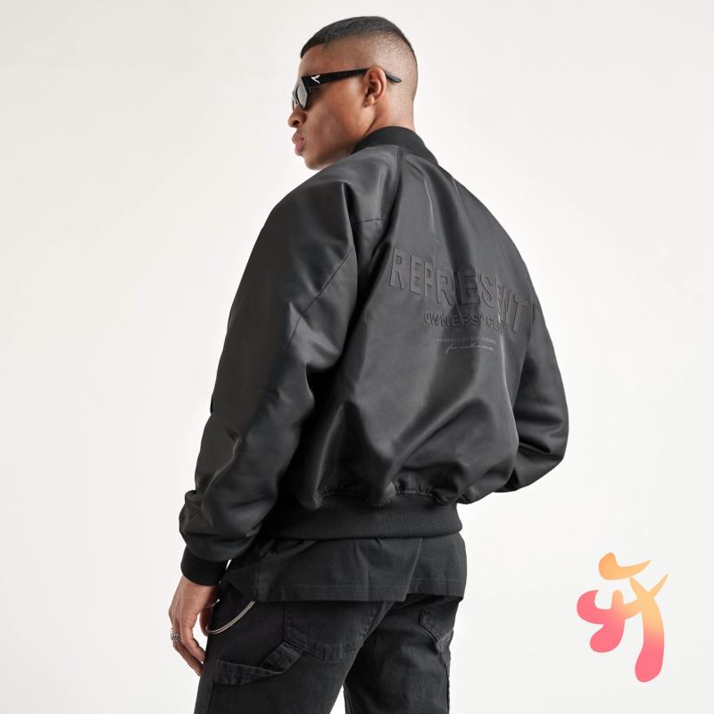 

Men' Jackets Jacket Women' Vintage Offset Printing Logo Baseball Uniform Cotton, Black