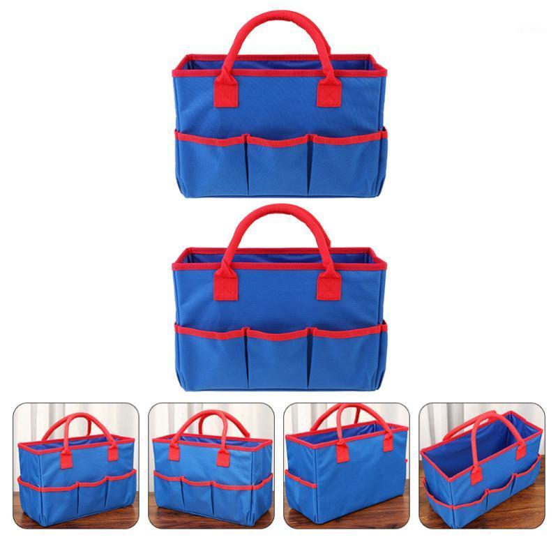 

Storage Bags 2pcs Organizer Portable Bag Foldable Art Tool With Compartments