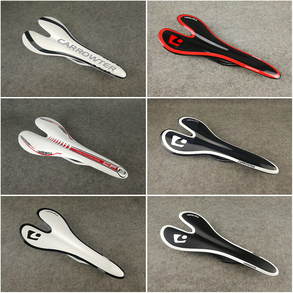 

11 models CARROWTER Full Carbon Fiber Saddle Seat with UD 3K Glossy Matte for Your Selection