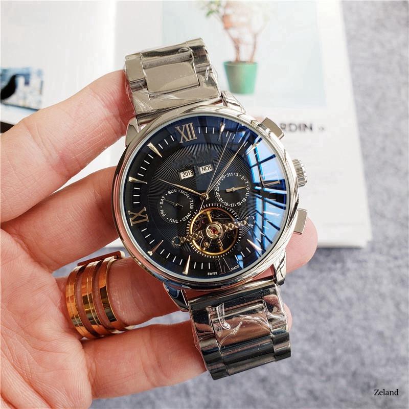 

Wristwatches Original Design Watch Automatic Tourbillon Wrist Watches Men Montre Homme Mechanical Leather Diver Skeleton, 13