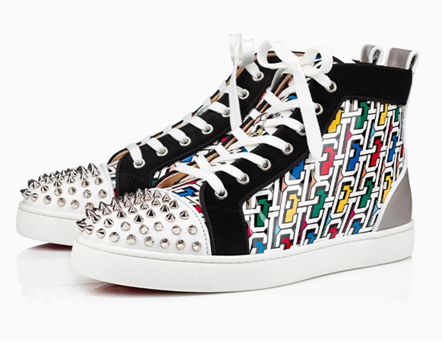 

2021s Luxurys designers sneakers Shoes Studded Spikes Fashion Red Soles flats Suede Leather Mens Sneaker Womens Flat Bottoms Party Lovers