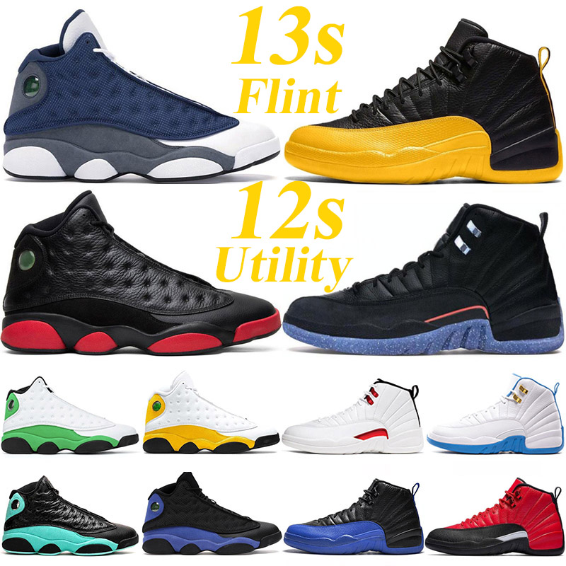 

13 13s Men Basketball Shoes Obsidian University Gold Dirty Bred Playoffs 12 12s Twist Utility Indigo Flu Game Royal Reverse The Master Mens Women Sports Sneakers, 28