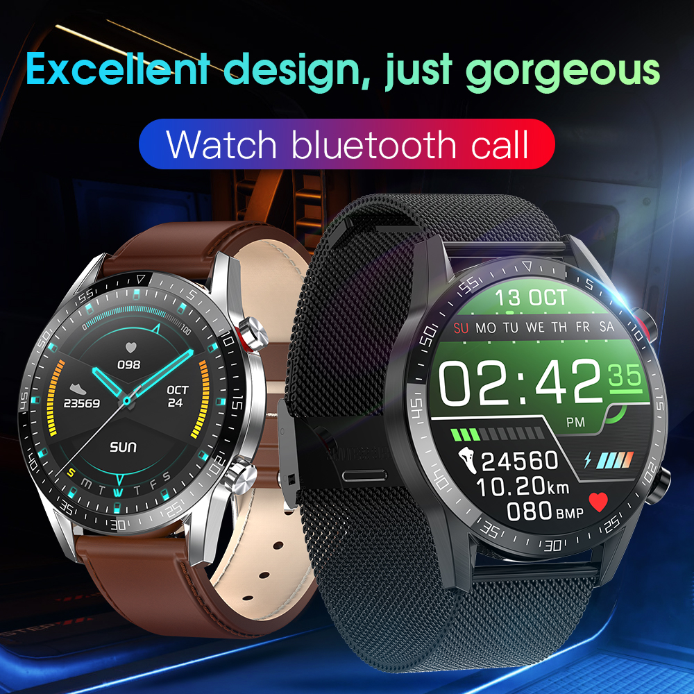 

L13 Smart Watch Men IP68 Waterproof ECG PPG Bluetooth Call Blood Pressure Heart Rate Fitness Tracker Sports Smartwatch