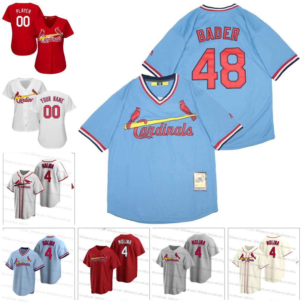 

2020 Yadier Molina Jersey Ozzie Smith Paul Goldschmidt Stan Musial Matt Carpenter Bob Gibson Harrison Bader Dylan Carlson Kolten Wong Dexter, 2020 coolbase