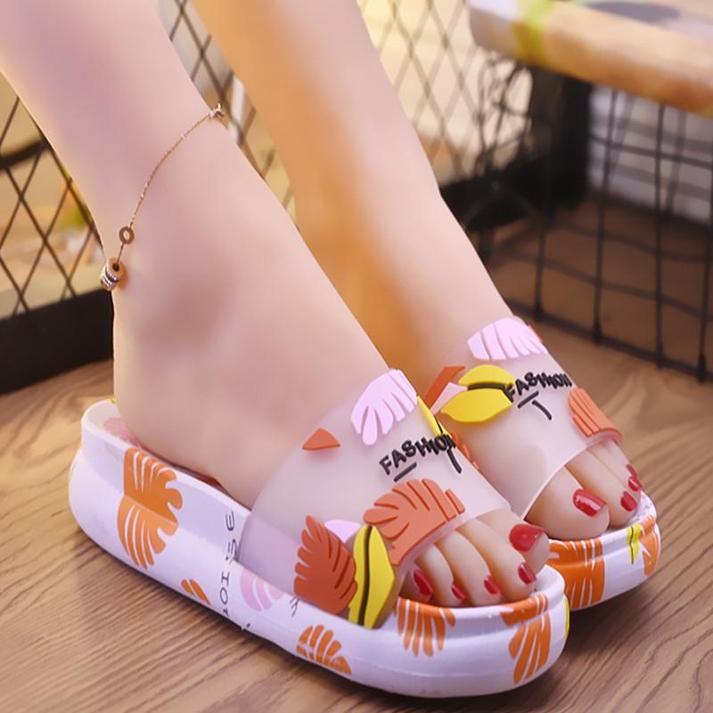 

Slippers Shoes Woman 2021 Low Massage Heeled Mules Lady Luxury Slides Platform House Soft High Girl Designer Flat Fabric Rome Ru, Black