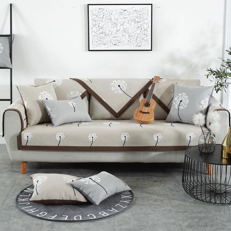 

Chair Covers Four Season All-inclusive Stretch Sofa Cushion Towel Modern Slipcover Non-slip Elastic For Living Room Couch Cover