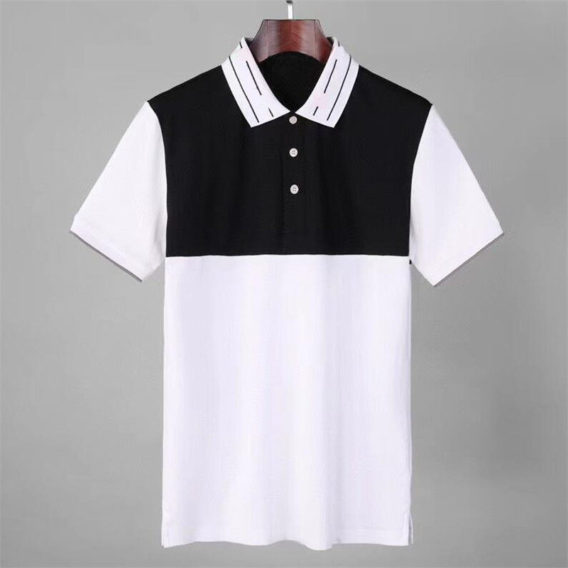 

2021 tee Men's Polos Brand Design shirt Summer Street Wear Europe Fashion Men High Quality Cotton Tshirt Casual Short Sleeve #665, Color1