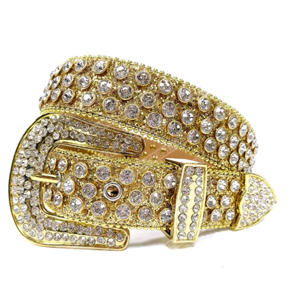 

2021 bb designer Custom Mens Western Belts With Fashion Cowboy Bling Rhinestone Studded Design Leather Belt, Custom made