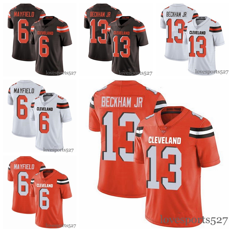 

custom American Football Jerseys 13 Odell Beckham Jr 6 Baker Mayfield 21 Denzel Ward 24 Nick Chubb 80 Jarvis Landry 95 Myles Garrett Clevela, Black;red