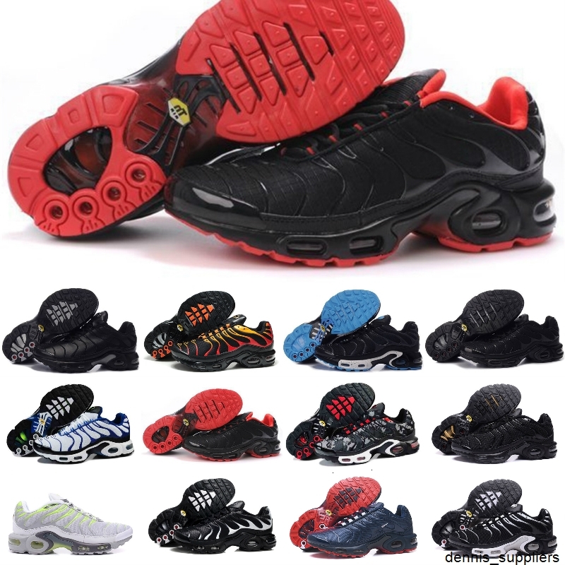

Sell 2021 Men New Design Tns Plus Running Shoes Cheap Tn Requin Breathable Mesh Black White Red Basketball Trainer Sneakers V26