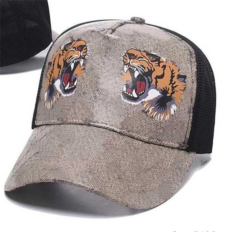 

2021 Classic Caps top quality snake tiger bee cat canvas featuring men baseball cap dust bag fashion women sun hat bucket Hats, Extra shipping cost
