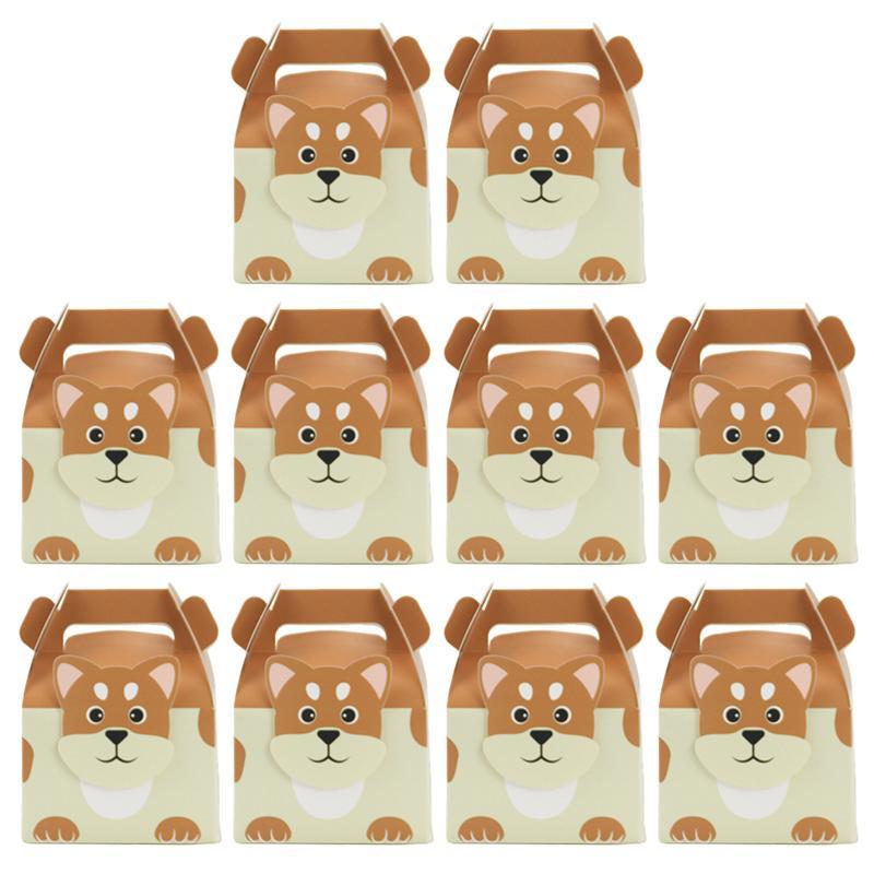 

Gift Wrap 10Pcs Storage Candy Case Animal Box Portable Packaging Boxes