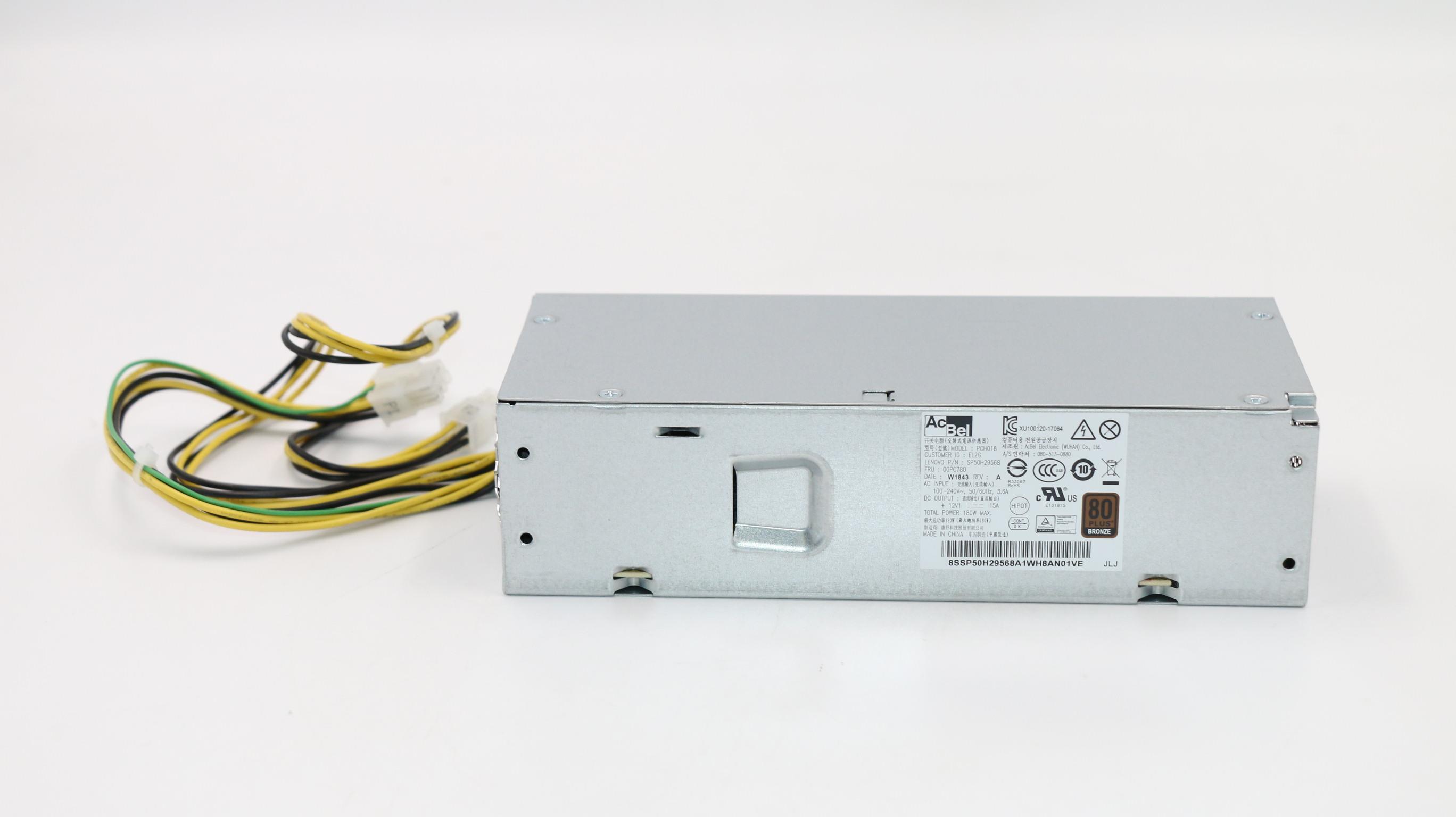 

Power Supply 00PC780 PCH018 SP50H29568 6+4pin 180W 100-240V Power Supply For LENOVO 510S-07ICB