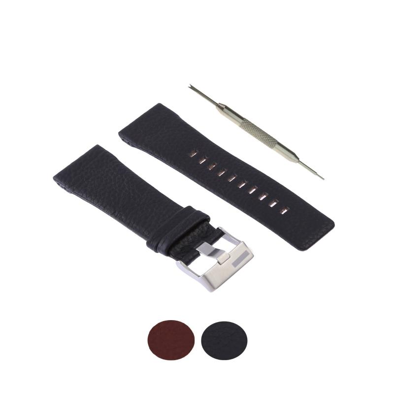 

Watch Bands AHK Straps 28mm Fits For Barrel Genuine Leather Band W/ Tool