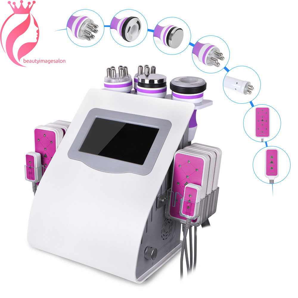 

Unoisetion Slimming Laser Ultrasonic Cavitation 2.0 Storm Vacuum Radio Frequency LED Light Skincare Beauty Machine