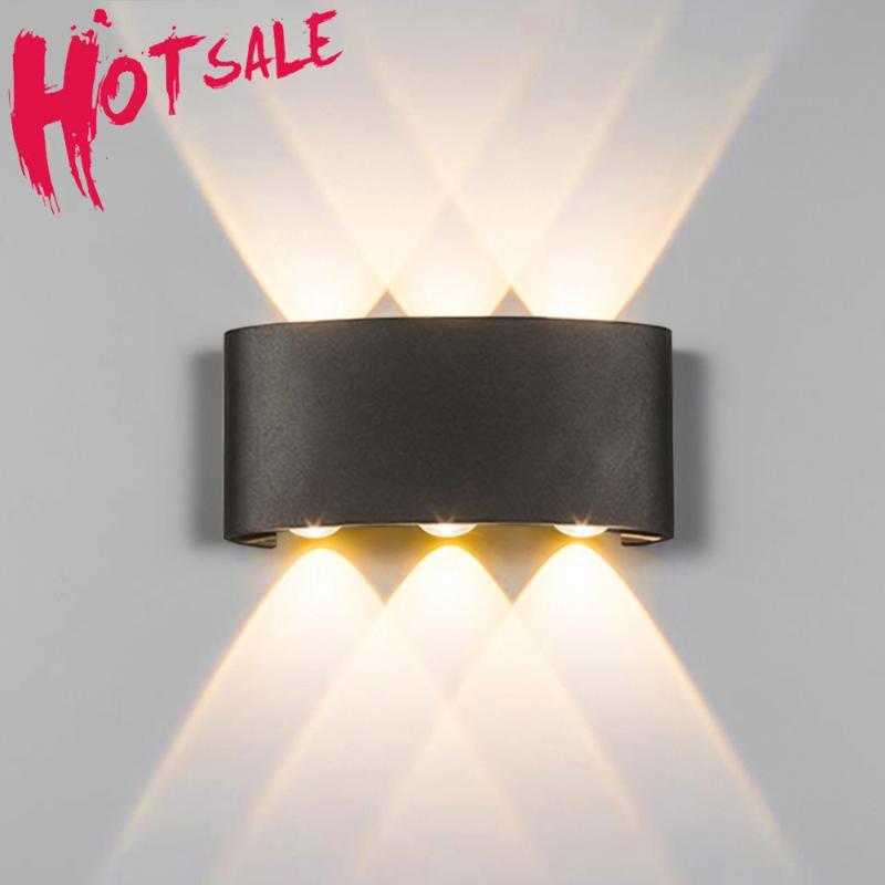 

Modern Led Wall Lamp Indoor Stair Light Fixture Bedside Loft Living Room Up Down Home Hallway Lampada 2W 4W 6W Sconces Lamps