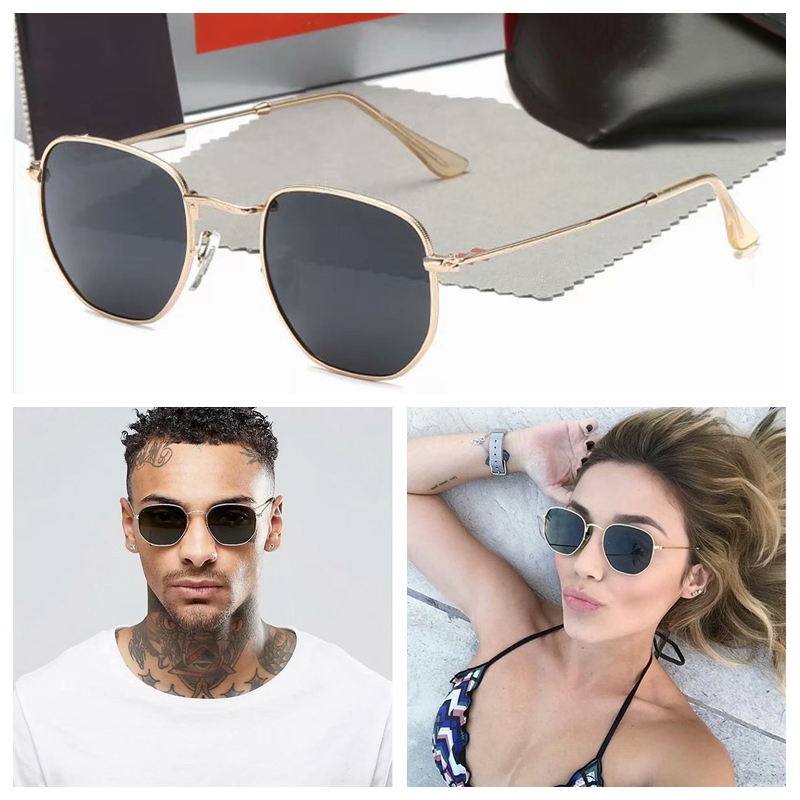 

designer sunglasses for men women Classic Luxury Pilot Driving Fashion Cat Eye Mirror eyewear sun glass des lunettes de soleil occhiali da s, White;black