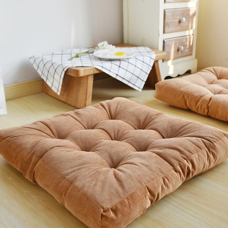 

Cushion/Decorative Pillow Solid Color Seat Cushion Fluffy Chair Lounger Backrest Thickened Plush Sofa Bed Warm Sleeping Mats, Green