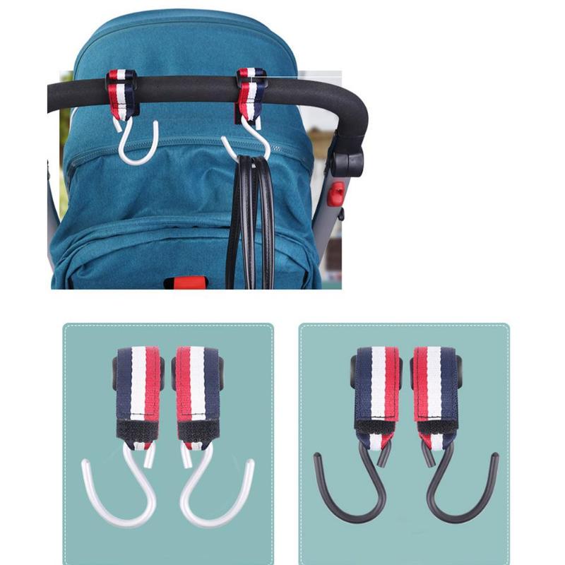 

Stroller Parts & Accessories Baby Hooks Non-Slip 2PCS Convenient Clips For Diaper Bags Water Bottle