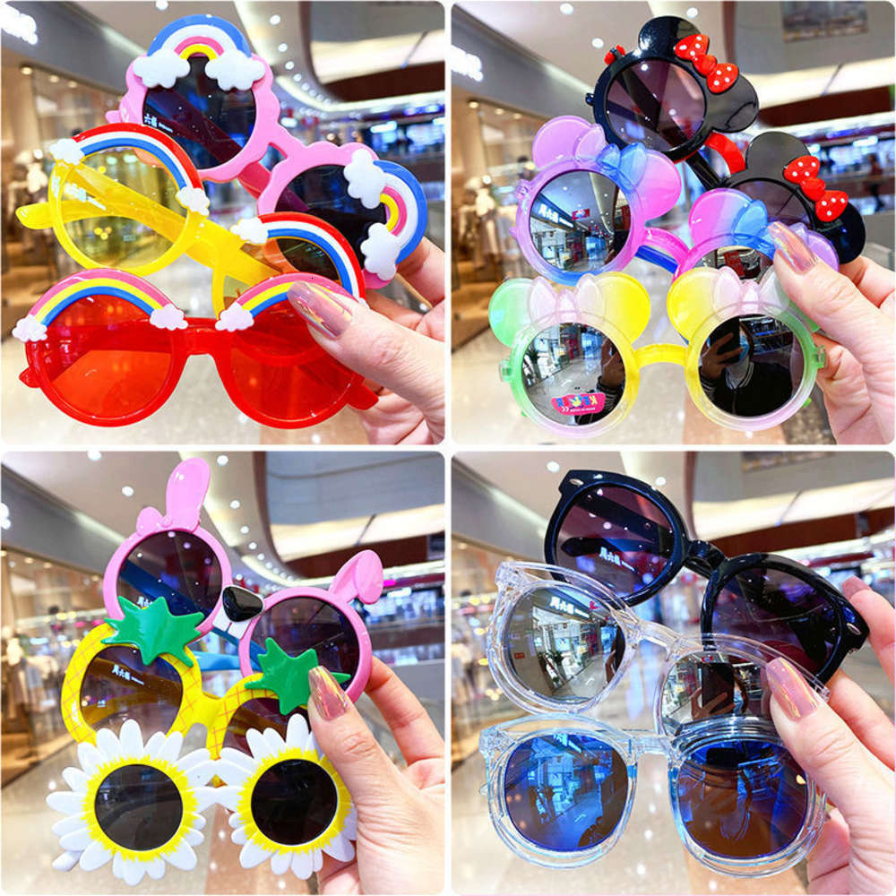

sunglasses Children's glasses cute baby fashion sunglasses for boys and girls, Blue