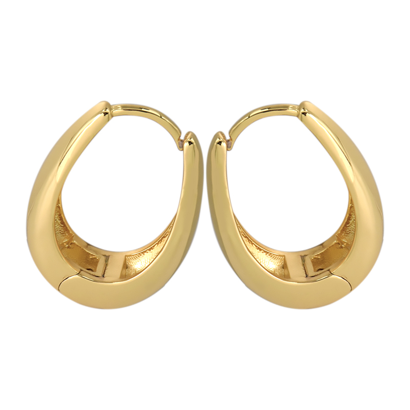 

Designer Earrings For Women Gold Plated Hoop Earring Lovely Piercing Ear Charms Accessories Personalized Fashion Jewelry Christmas Gifts To Girlfriend