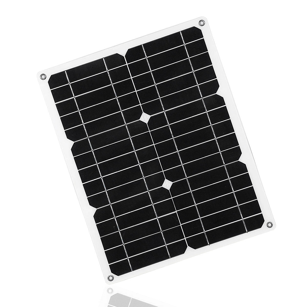 12V 15W Solar Panel Semi-flexible 5V USB for Camping Outdoor Emergency Charging-image-688054831