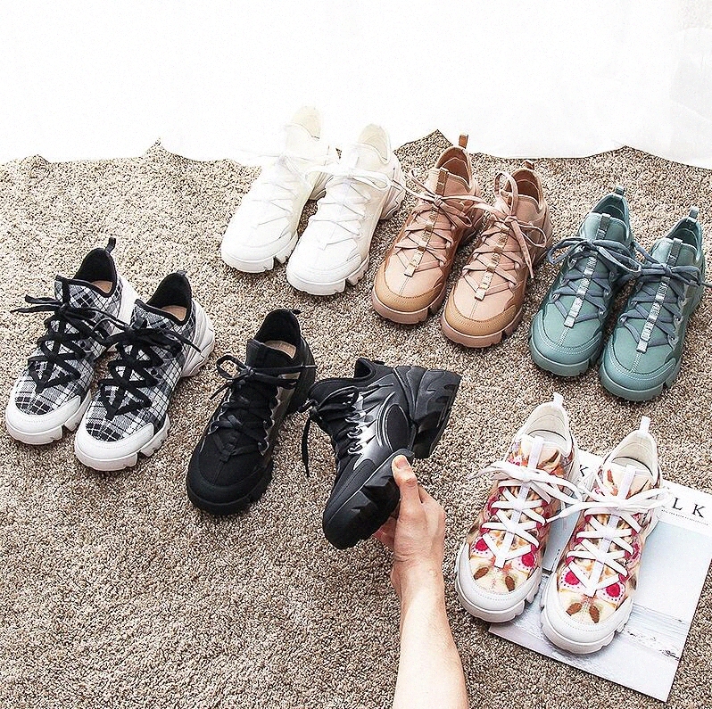 

Connect Men Women Neoprene Shoes Grosgrain Ribbon Retro Sneakers Ladies Flowers Multicolor Leather Party Wedding Sneaker Shoe ChaussureLL1X#, I need look other product