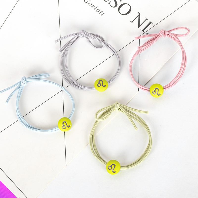 

Hair Accessories 1 Set Of 4 Constellation Ties In Colors High Elastic Band Girl Headdress 12