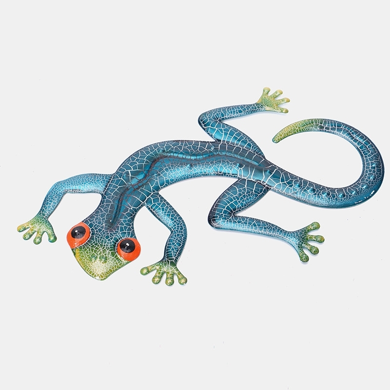 

Art iron lizard crafts Animal Pendant wall home decoration