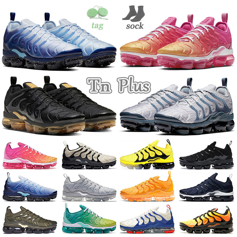 

Hotsaling TN Plus Mens Womens Running Shoes aaa Quality Haper Game Royal Racer Ice Blue All Black Metallic Gold Triple White Yellow Yolk Sports Sneakers Designer Shoe, M01 40-47 suman