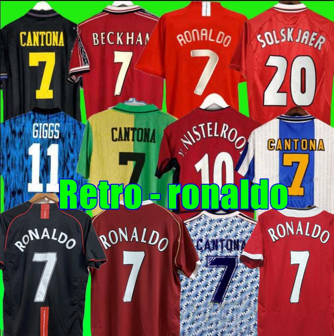 

final Retro United 2002 Soccer jersey MAN UTD football Giggs SCHOLES Beckham RONALDO CANTONA Solskjaer Manchester ROBSON 05 06 07 08 09 98 99 90 92 94 96 86 88 NISTELROOY, 90/92 home