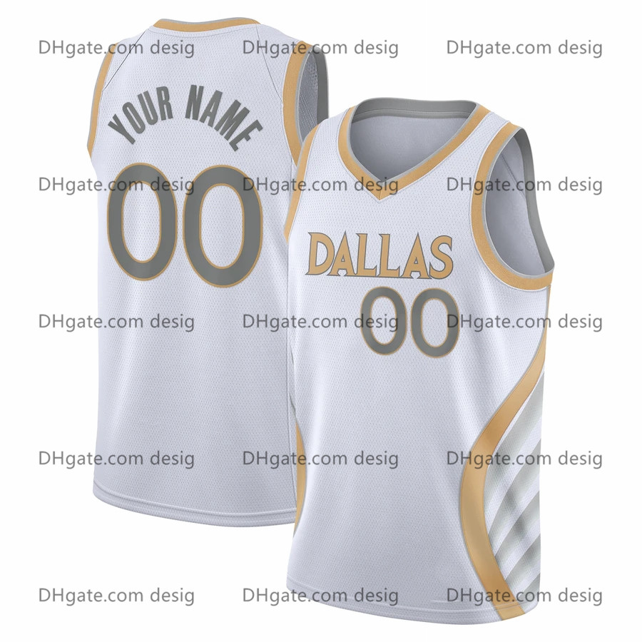 

Men Dallas Mavericks White 2021 Swingman Custom Jersey City Edition, Black