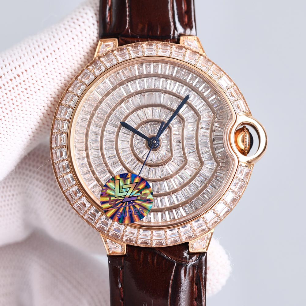 

Top Mens Watch Automatic Mechanical Top Sapphire Mirror Square Diamond Gypsophila Watches 42MM Ladiy Wristwatch High-end Montre de Luxe AAA+ Quality, Colour 4