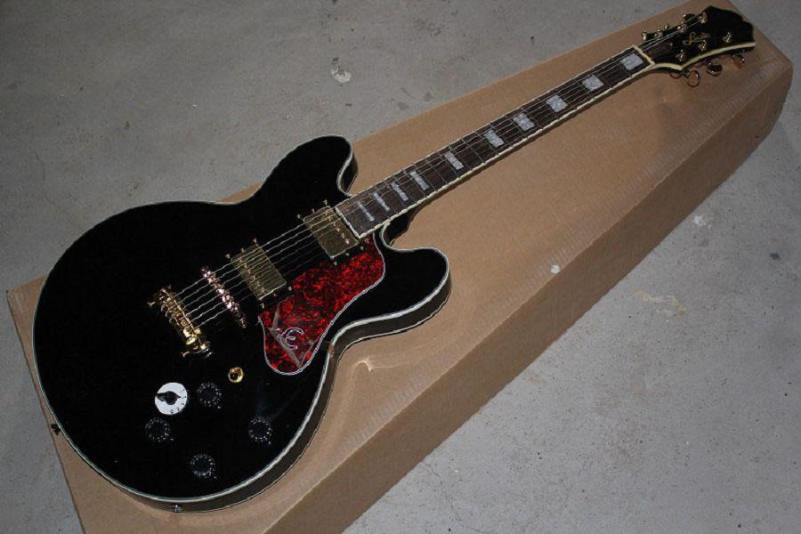 Top Musical instruments Wholesale 5-speed switch Lucille black Electric Guitar in stock @32-image-687990502