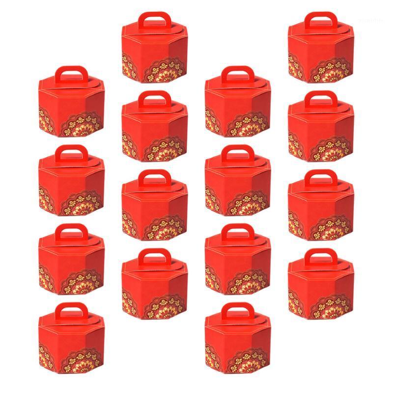 

Gift Wrap 50pcs Chinese Style Wedding Box Candy Wrapping Pouch Festival Boxes
