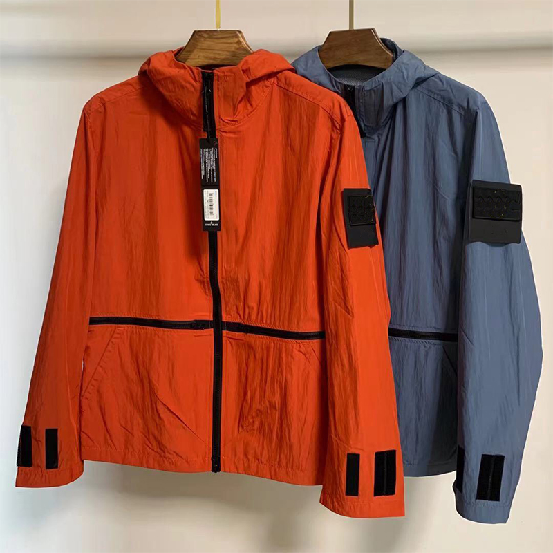 

topstoney 20FW waterproof fabric soft shell jacket plus plush autumn and winter fashion men's windbreaker oneisland coat, Orange