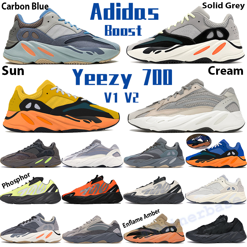 

OG solid grey 700 men running shoes carbon blue sun salt static tephra utility black magnet mauve geode tie dye women sport trainers, Bubble wrap packaging