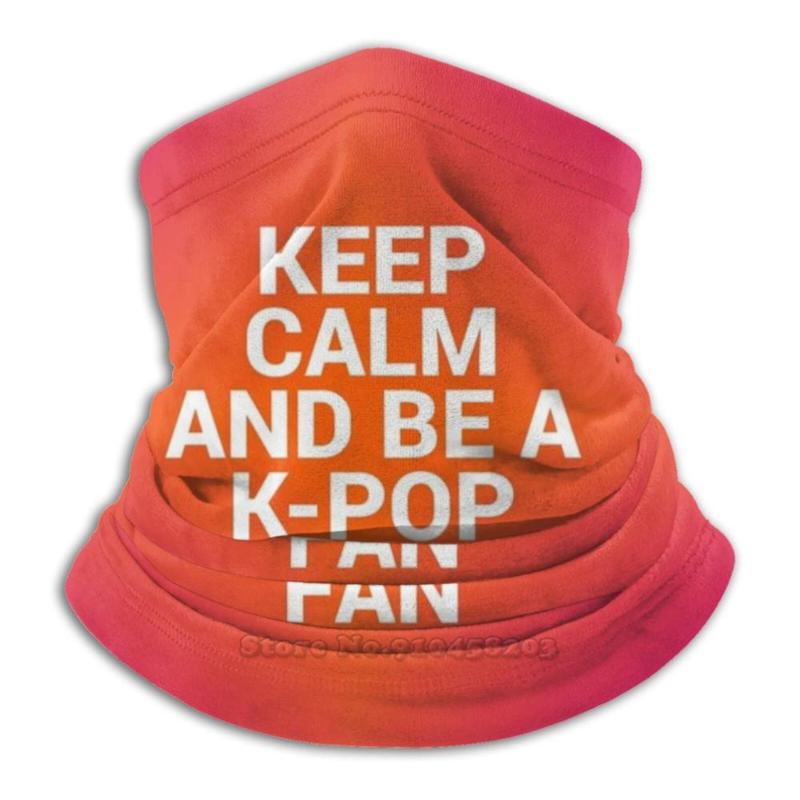 

Scarves Keep Calm And Be A Kpop Fan Scarf Bandana Neck Warmer Headband Cycling Mask K Lover Girls Generation Twice Shinee