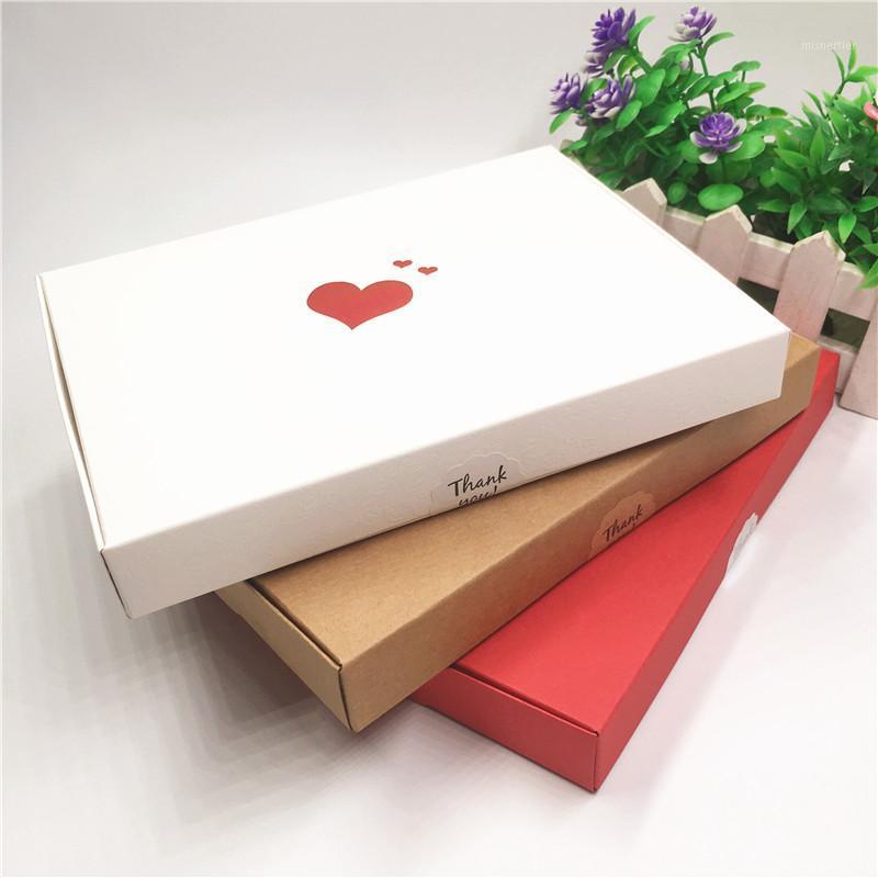 

Gift Wrap 100Pcs/Lot Natural Kraft Paper Packaging Box Craft Folding Brown Handmade Soap Cardboard
